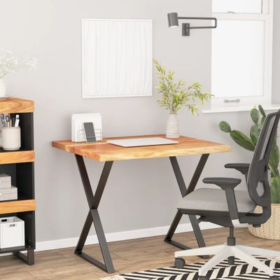 vidaXL Stolová doska 100x80x3,8 cm obdĺžnik akáciový masív živá hrana
