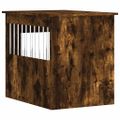 vidaXL Nábytková prepravka pre psa dymový dub 55x75x65 cm kompoz.drevo