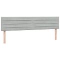vidaXL Box Spring Posteľ s matracom Svetlosivá 180x220 cm Zamat