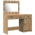 vidaXL Toaletný stolík 2 ks Hnedá 40 x 41 x 75 cm Kompozitné drevo