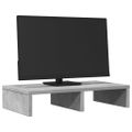 vidaXL Stojan na monitor betónovosivý 50x27x10 cm kompozitné drevo