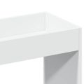 vidaXL Vysoká skrinka biela 92x33x140 cm kompozitné drevo