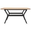 vidaXL Konferenčný stolík v tvare Y 90x90x45,5 cm borovica a oceľ
