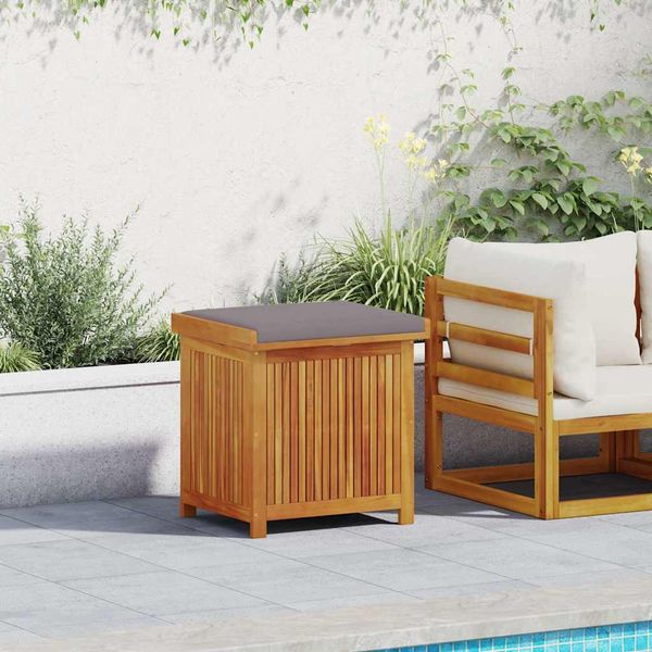 vidaXL Vonkajší box na vankúše 60x50x61 cm akáciový masív