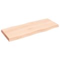 vidaXL Stolová doska 100x40x(2-6) cm neošetrený masív živé hrany