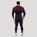 Bezšvové tričko s dlhým rukávom OG1 Black/Red - GymBeam, veľkosť XL