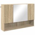 vidaXL Sada kúpeľňového nábytku 4 ks Sonoma dub 35 x 30 x 192 cm