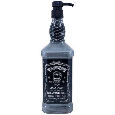Metalický gél na holenie BANDIDO Exclusive shaving gel Metallic 1000 ml