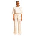 Dámske tričko Cropped Serenity Ivory - BeastPink, veľkosť L, veľkosť oblečenia L