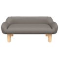vidaXL Pelech pre psa taupe 70x40x24 cm látka