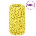 vidaXL Lodné lano žlté 2 mm 500 m polypropylén