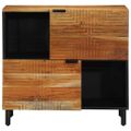 vidaXL Servírovacia skriňa Hnedá 80 x 33 x 75 cm Masívne mango drevo