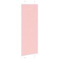 vidaXL Plisovaná roleta ružová 75x200 cm šírka látky 74,4 cm polyester