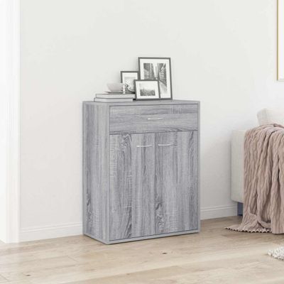 vidaXL Komoda sivý dub sonoma 60x30x75 cm spracované drevo