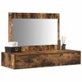 vidaXL Toaletný stolík Hnedá 100 x 40 x 70 cm Kompozitné drevo