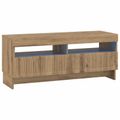 vidaXL 5-dielny LED TV kabinet Dub artisan Kompozitné drevo