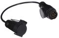 Káblová redukcia zásuvky tažného zariadenia TRAILER CABLE 2, 13-7pin, 50 cm SIXTOL