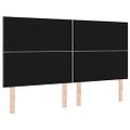 vidaXL LED hlavová doska Svetlosivá 180 cm Zamat