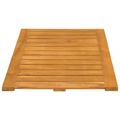 vidaXL Kúpeľňová predložka Hnedá 80 x 50 cm Pevné akáciové drevo