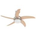 vidaXL Stropný ventilátor s osvetlením a diaľkovým ovládaním Ø 110 cm