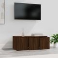 vidaXL TV skrinka hnedý dub 80x34x30 cm spracované drevo