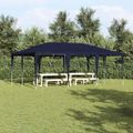 vidaXL Párty stan Modrá 600 x 400 x 266 cm Polyetylén a oceľ