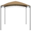 vidaXL Altánok 3x3x2,65 m sivohnedý 180 g/m²