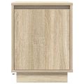 vidaXL nočná skrinka s LED osvetlením dub sonoma 38x34x50 cm