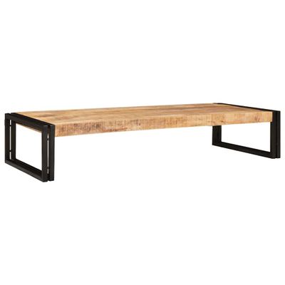 vidaXL Kúpeľňová polica Hnedá 120 x 50 x 23 cm Pevné drsné mango drevo