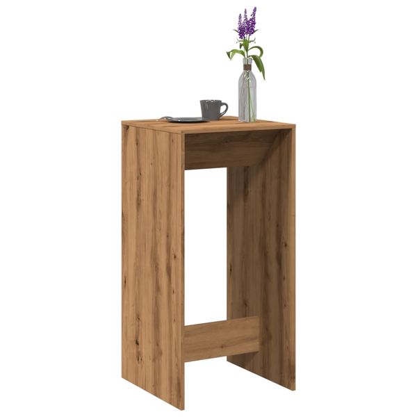 vidaXL Barový stôl dub artisian 51x50x103,5 cm kompozitné drevo