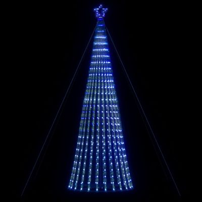 vidaXL LED vianočný stromček 1028 LED modré 403 cm