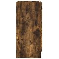 vidaXL Kúpeľňová skrinka pod umývadlo Dymový dub 78,5 x 37,5 x 81 cm