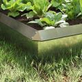 vidaXL Slimákové zábrany 8 ks 100 x 3,5 x 25 cm Pozinkovaná oceľ
