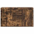 vidaXL Servírovacia skriňa Dymová dub 120 x 36 x 69 cm