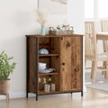 vidaXL Servírovacia skriňa Staré drevo 70 x 30 x 80 cm