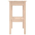 vidaXL Konzolový stolík 80x40x75 cm masívne borovicové drevo