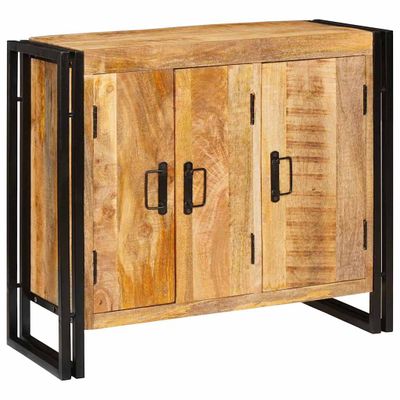 vidaXL Servírovacia skriňa Hnedá 80 x 33 x 70 cm mangový masív
