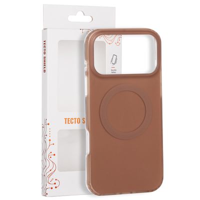 Puzdro Tecto Shield Mistiq Mag pre iPhone 17 Pro Max 6,9" / 18 Pro Max 6,9" hnedé