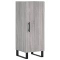 vidaXL Komoda sivý dub sonoma 34,5x34x90 cm spracované drevo