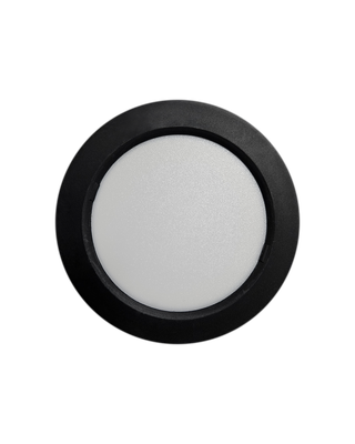 Q-54M LED panel 6W 660lm 4000K čierny - kruhový pripevnený na povrch Qtec