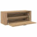 vidaXL Skriňa na topánky 100 x 35 x 38 cm Kompozitné drevo Dub artisan