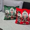 Vianočná dekoratívna obliečka na vankúš 40x40cm Ruhhy 24729, zelená Vánočná dekoratívna povlak na polštář 40x40cm Ruhhy 24729, zelený