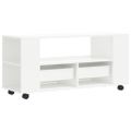 vidaXL TV skrinka lesklá biela 102x34,5x43 cm kompozitné drevo