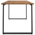 vidaXL Záhradný stôl s nohami v tvare U 140x80x75 cm akáciový masív