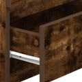 vidaXL Nočné stolíky 2 ks s 2 zásuvkami dymový dub 40x33x60 cm