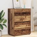 vidaXL Úložné skrine 80 x 48 x 105 cm Kompozitné drevo Staré drevo