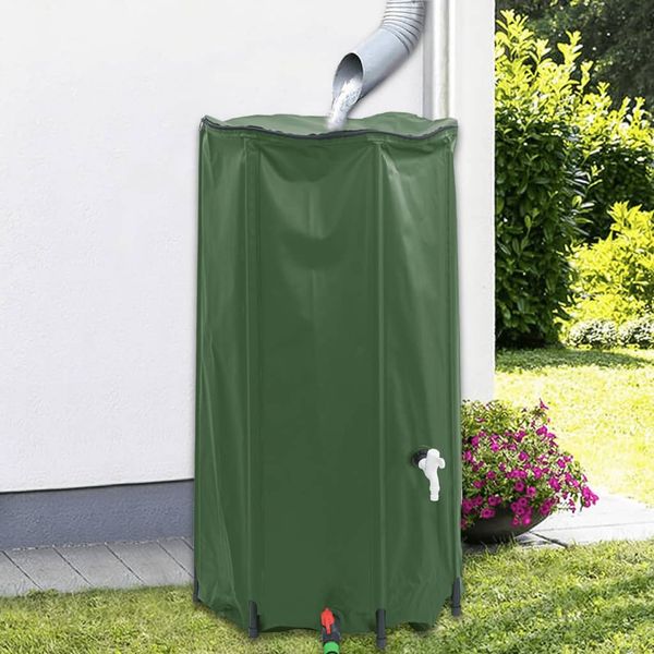 vidaXL Nádrž na vodu s kohútikom skladacia 100 L PVC