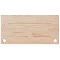 vidaXL Doska stolíka biela 80x40x2,5 cm masívne borovicové drevo