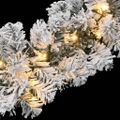 vidaXL Vianočná girlanda s LED svetlami zelená 5 m PVC