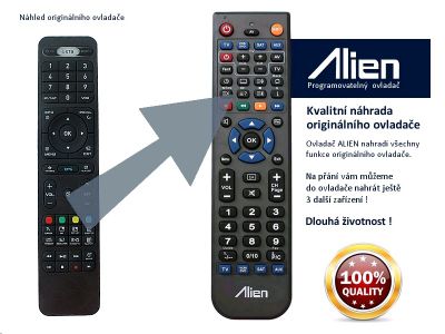 Diaľkový ovládač ALIEN Formuler S Turbo